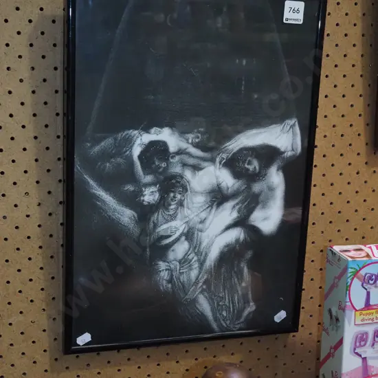 framed illusion print