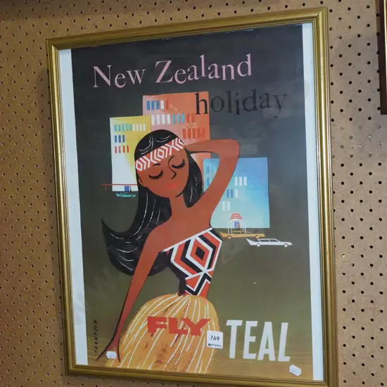 digital Teal Airways advertising print