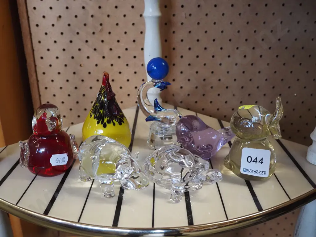 assorted studio glass animal ornaments Image 1++