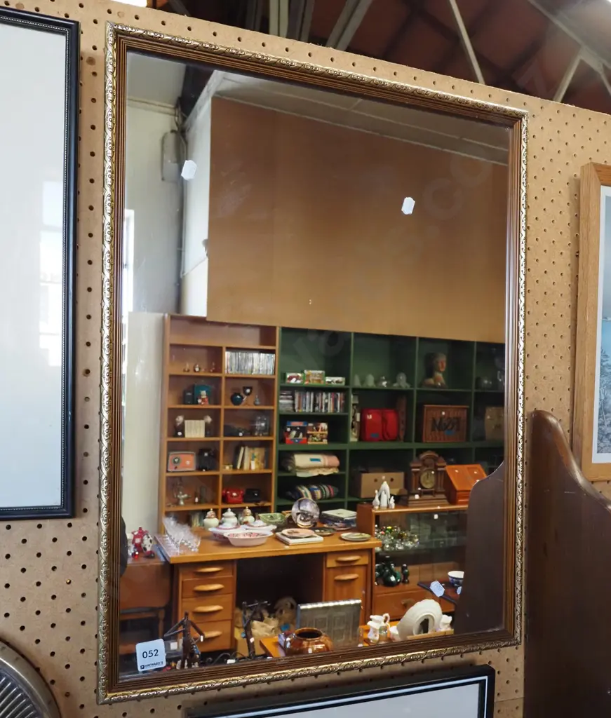 gilt framed wall mirror Image 1++