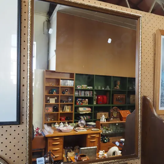 gilt framed wall mirror