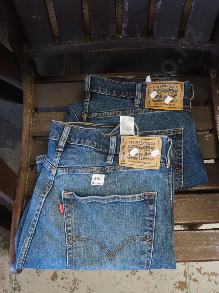 2x pairs of Levis 505 jeans W36 L30 Image 1++