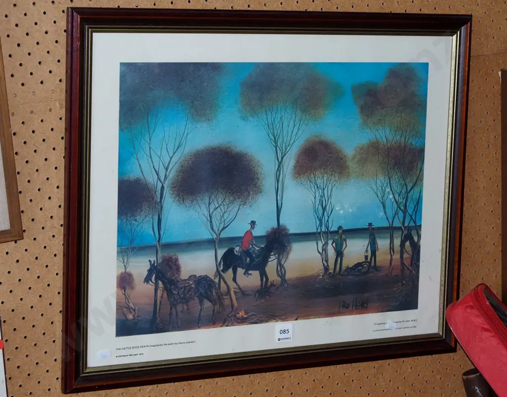 framed print - The Cattle Dog Death Image 1++