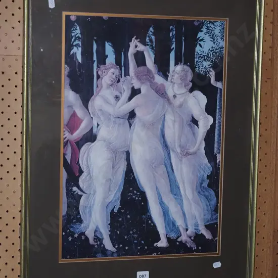 framed nymphs - Botticelli