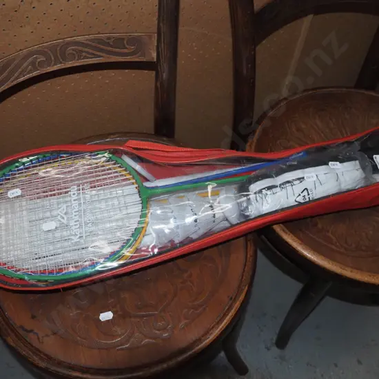 as new badminton set