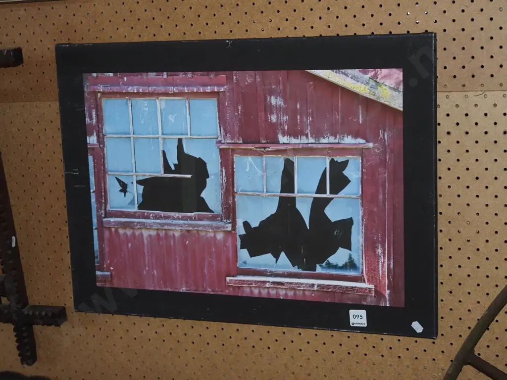 print on boxed canvas - broken windows Image 1++