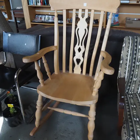 oak rocking chair