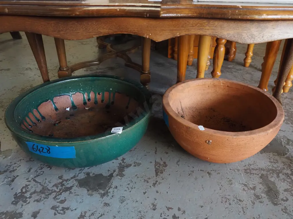 terracotta and gazed garden planters Image 1++