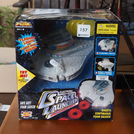 boxed Electronic Space Launcher - damage to box