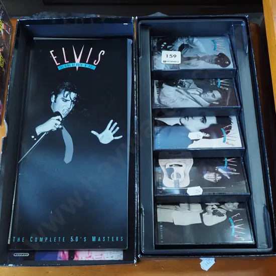 Elvis 1950s tape cassette boxed set