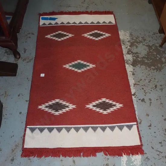 small woollen floor mat L1160 W650