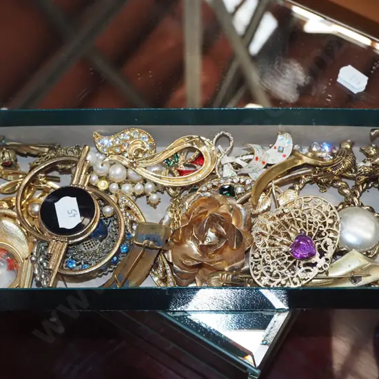 box of costume jewellery