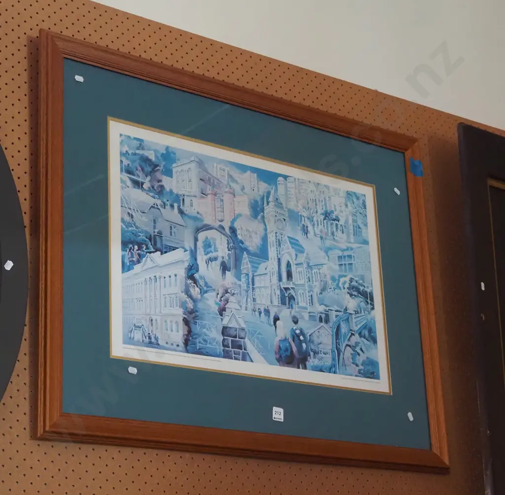 framed University of Otago print Image 1++