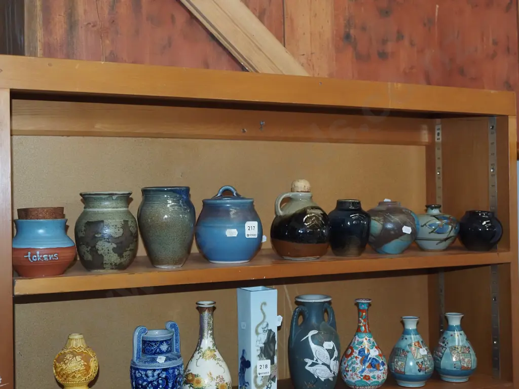 shelf; pottery jugs and vases Image 1++