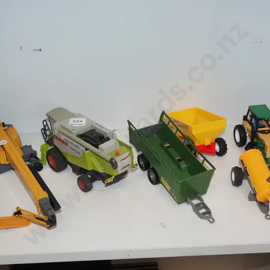 various farm machinery model veicles