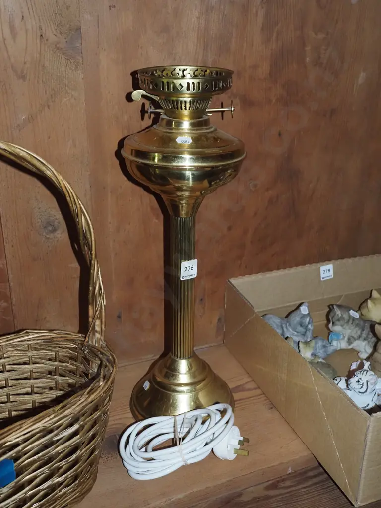 reproduction brass lamp base H465 Image 1++