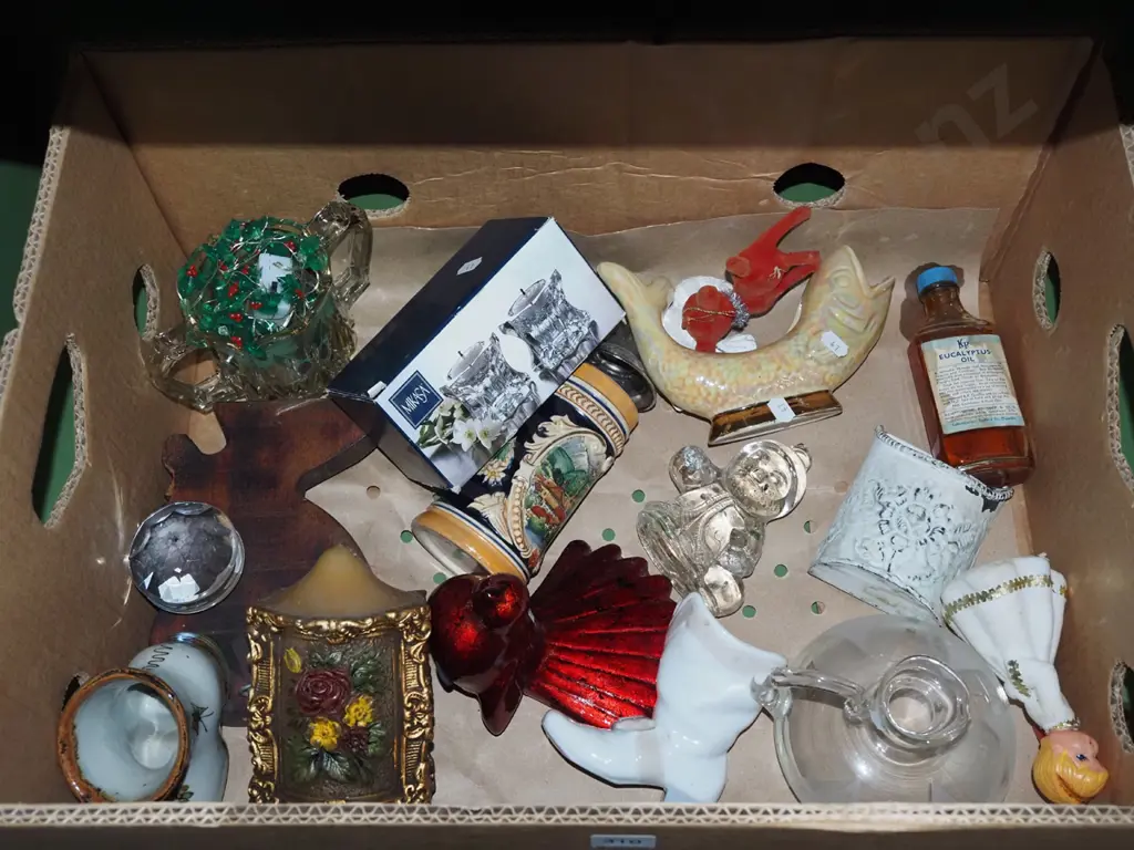 box; candlesticks, candles, eucalyptus oil  etc Image 1++