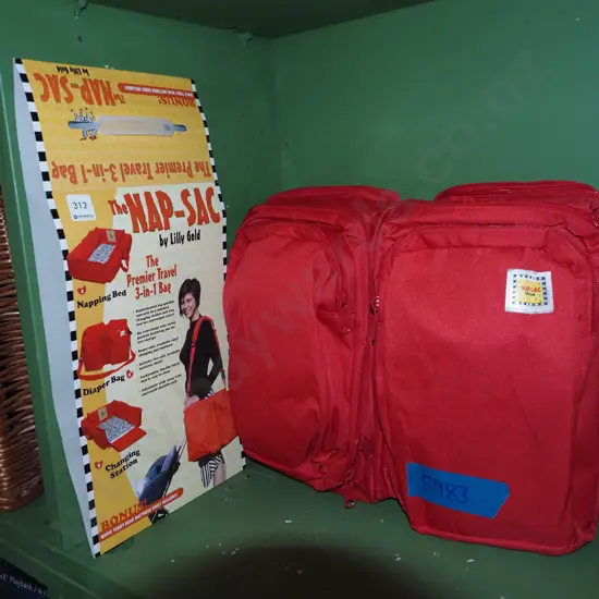 as new Nap-Sac 3 in 1 babies travel bag