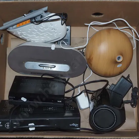 box; ipod station, routers, freeview boxes etc