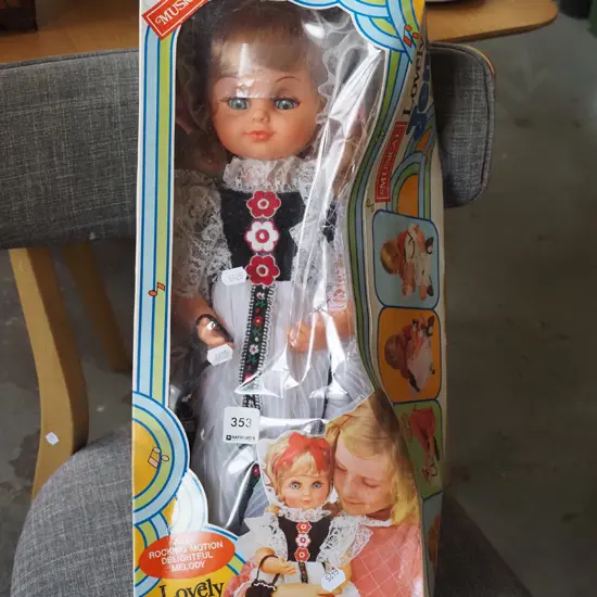 boxed Lovely Jenny doll - damage to box