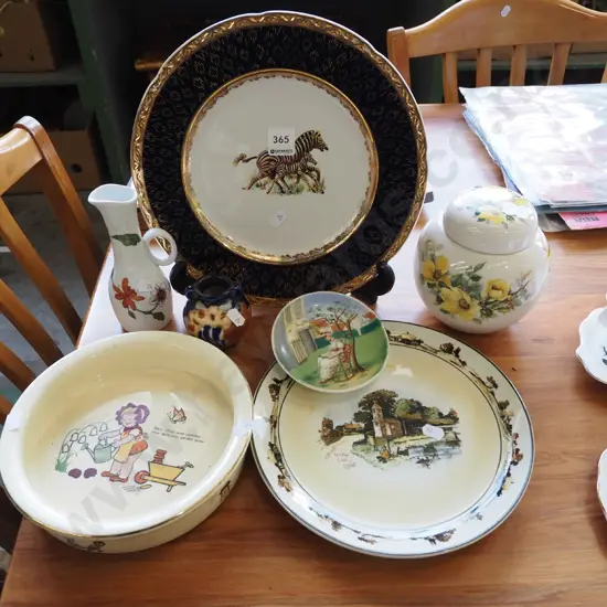 ginger jar, baby bowl, vase etc