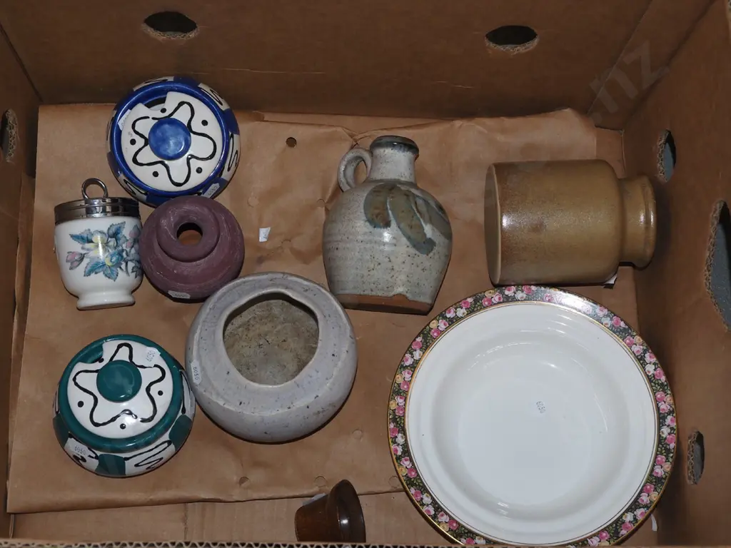 box; Grafton bowl, honey pots, egg coddler etc Image 1++