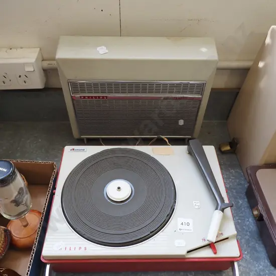 Philips portable record player - As Is No Returns