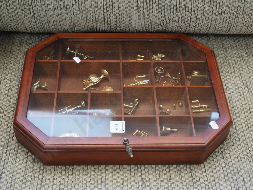 wall mounted display shelves with miniatures Image 1++