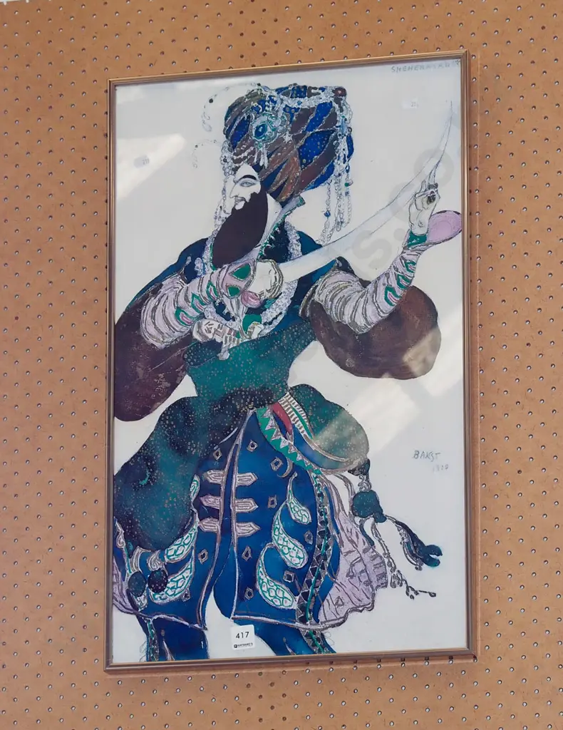 framed print - man with sword Image 1++