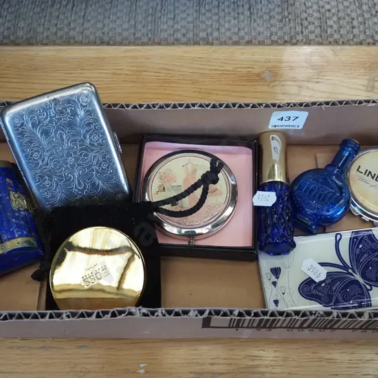 box; powder compacts, trinket boxes, cigarette case etc