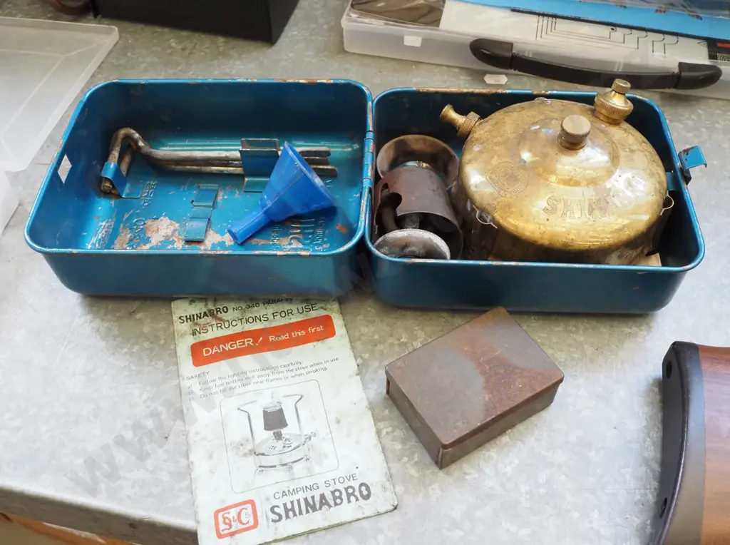 Shinabro white spirits camping stove Image 1++