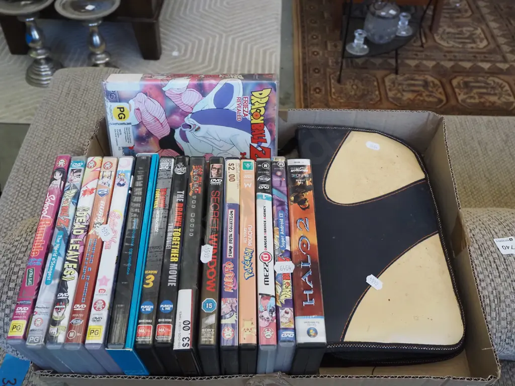 box; anime and other DVDs Image 1++
