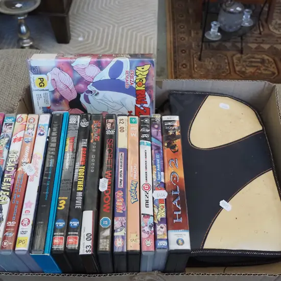 box; anime and other DVDs