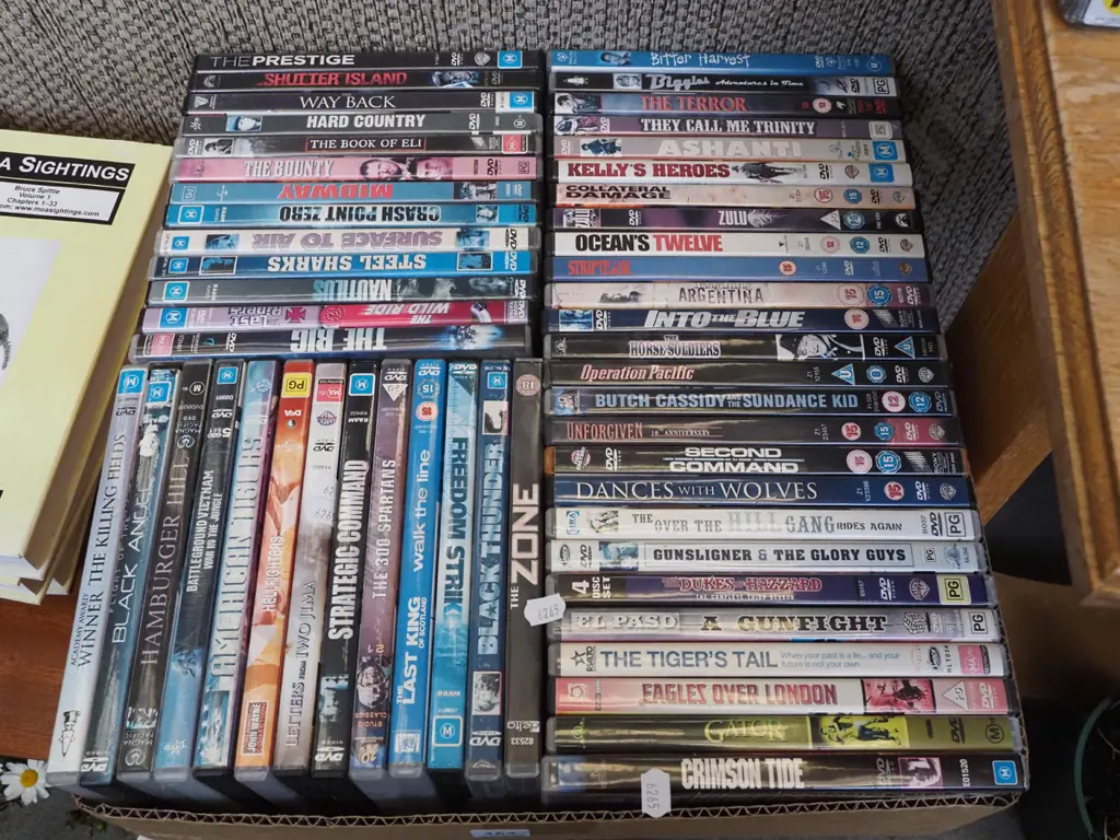 box of DVDs Image 1++