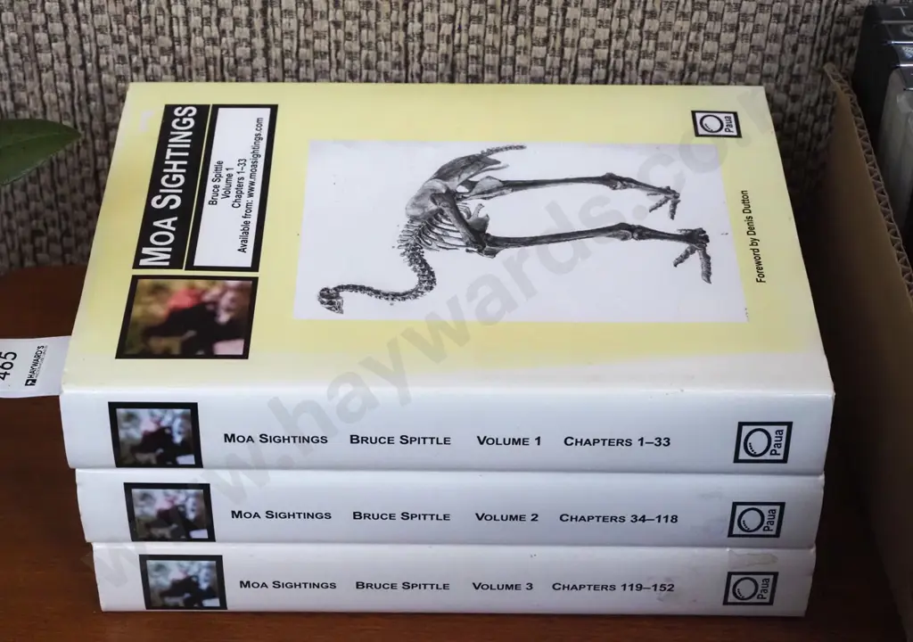 3x volumes of Bruce Spittles Moa Sightings Image 1++