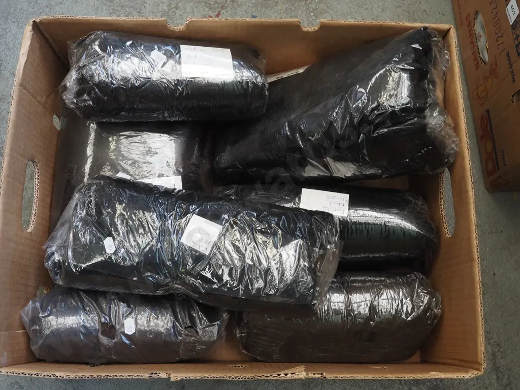 box of faux fur pieces Image 1++