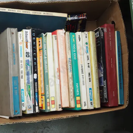 box; workshop motor manuals