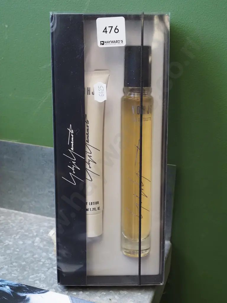 boxed as new Yohji Yamamoto perfume body lotion 50ml, eau de toilette 50ml Image 1++
