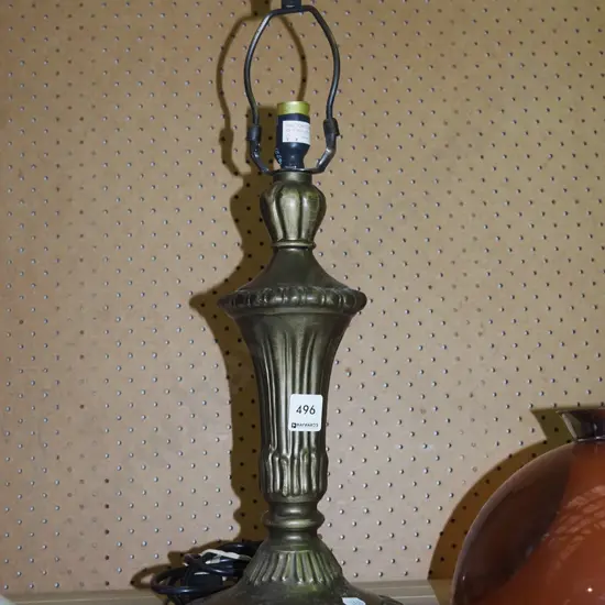 reproduction art nouveau table lamp base H480