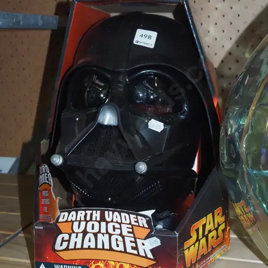boxed as new Darth Vader voice changer mask