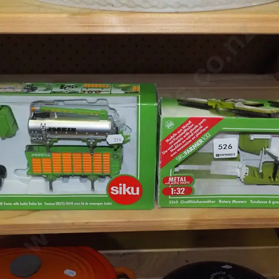 box; diecast scale model of agricultural vehicles