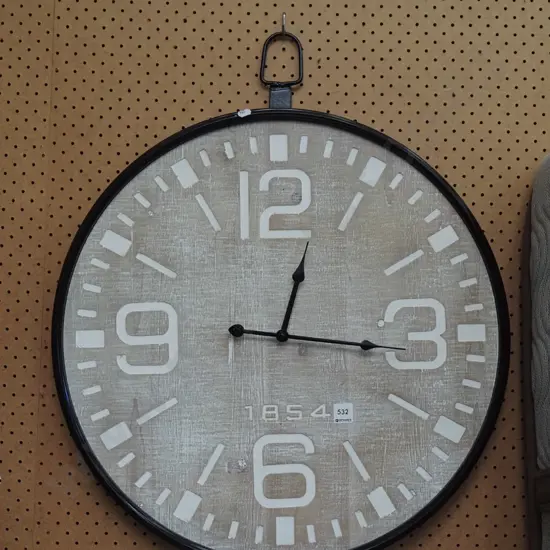 large reproduction wall mounted clock Diam590
