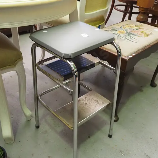 vinyl kitchen step stool