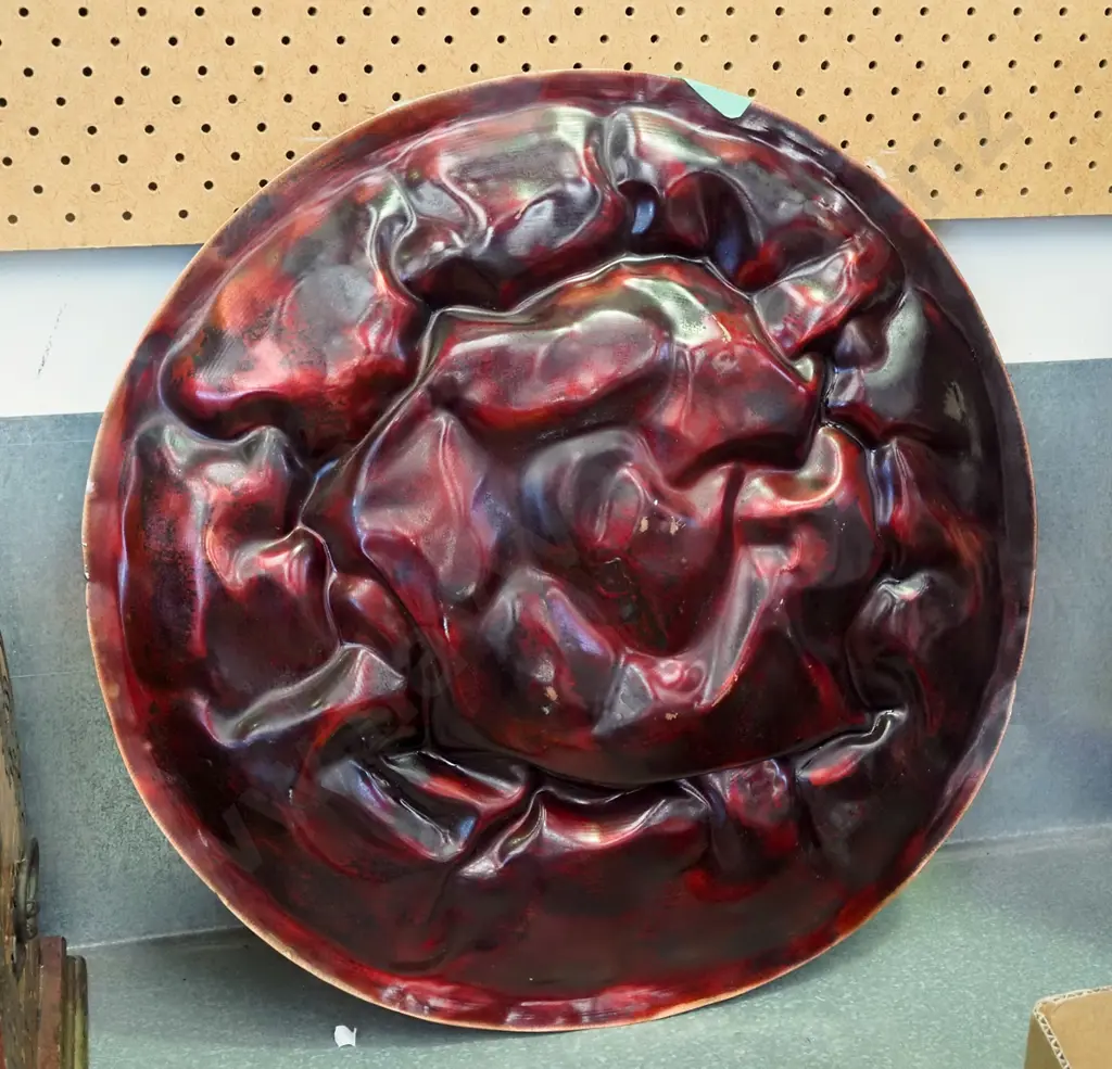 decorative plate made from copper tub Image 1++