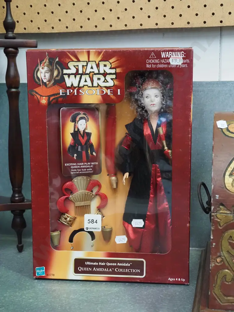 boxed Star Wars Episode 1 Ultimate Queen Amadila - marking on box Image 1++