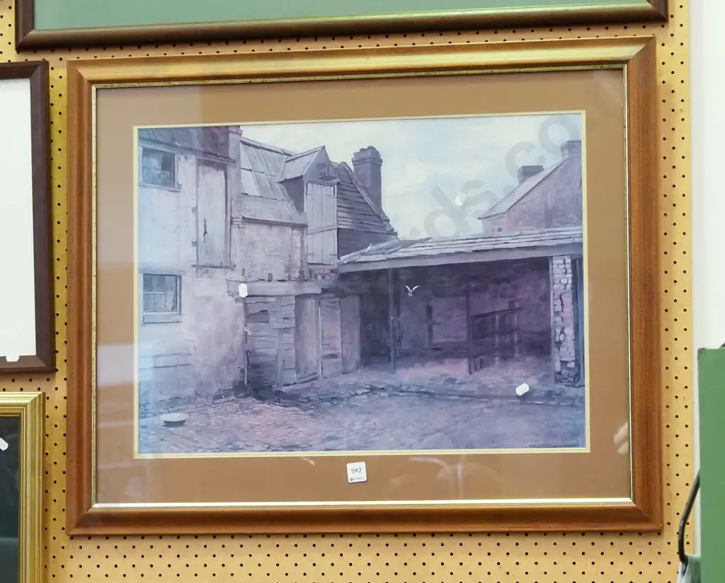 framed print- farm buildings Image 1++