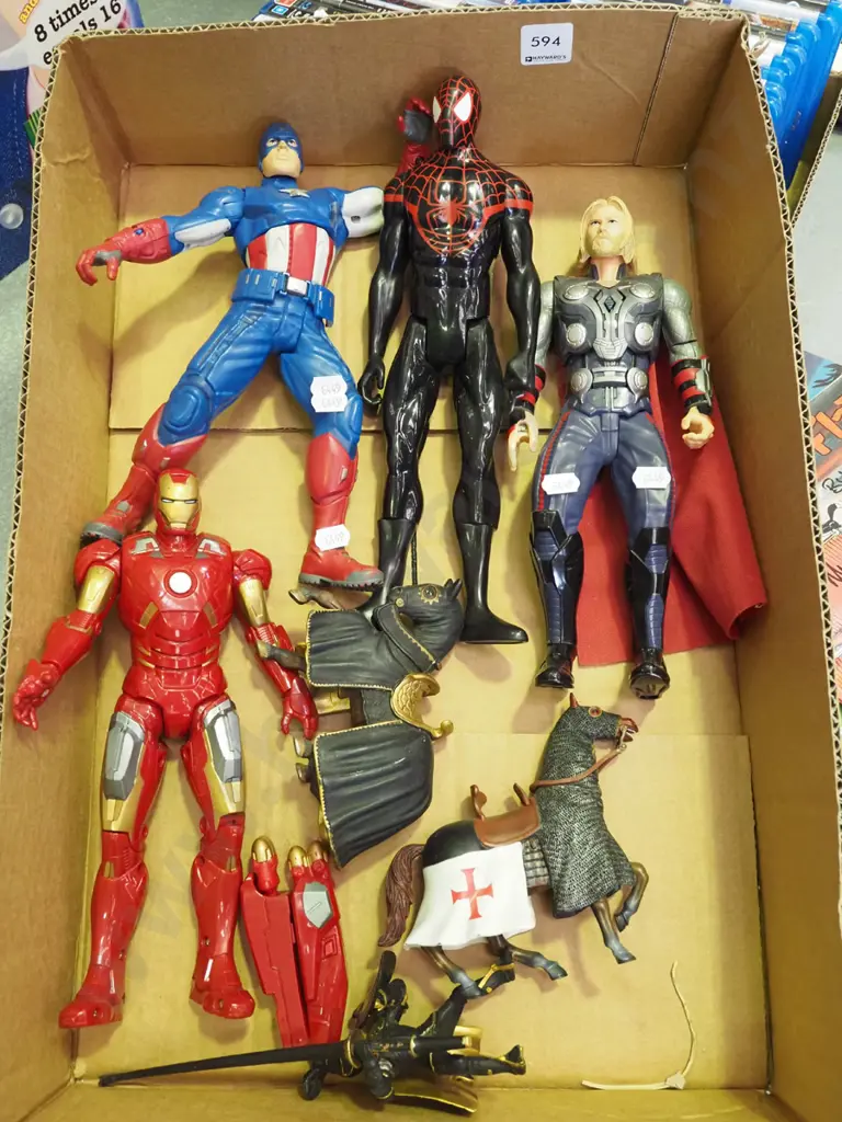 box of action figurines Image 1++