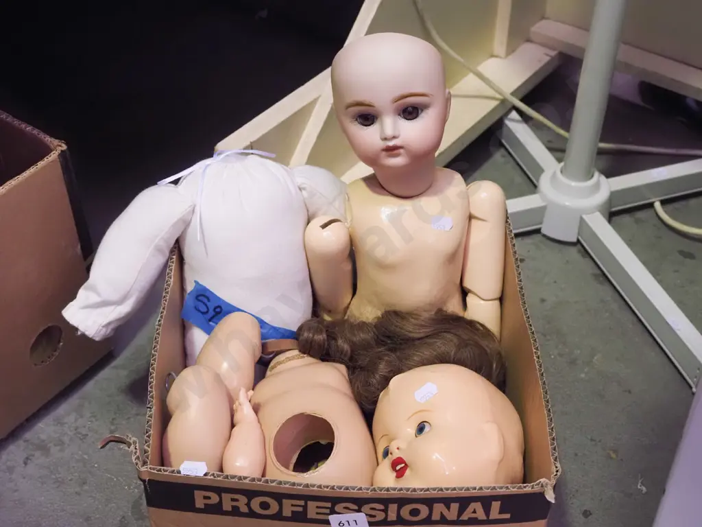 box of part dolls Image 1++