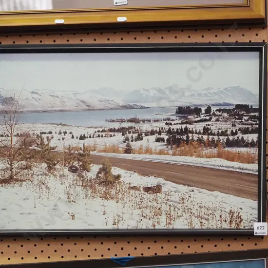 framed photograph - Lake Tekapo