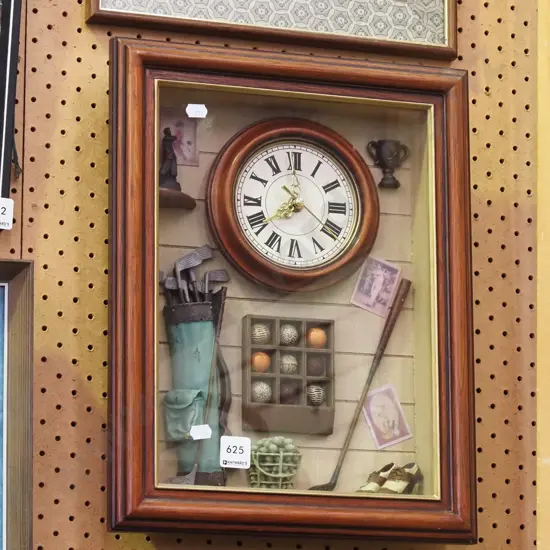 golf themed shadow box